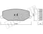 Тормозные колодки metelli 22-0097-0