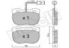 Тормозні (гальмівні) колодки metelli 22-0177-0