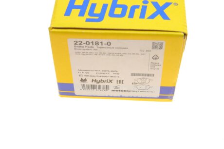 Тормозные колодки metelli 2201810