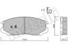 Тормозные колодки metelli 22-0221-1