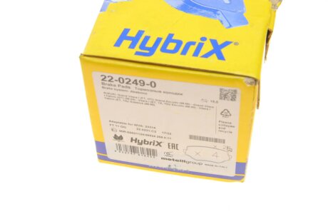 Тормозні (гальмівні) колодки metelli 2202490