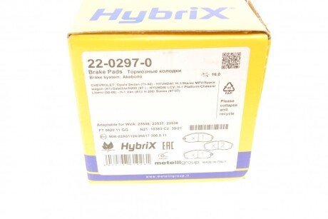 Тормозні (гальмівні) колодки metelli 2202970