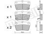 Тормозные колодки metelli 22-0431-0