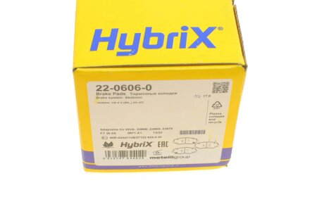 Тормозные колодки metelli 2206060