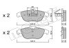 Тормозные колодки metelli 22-0666-2