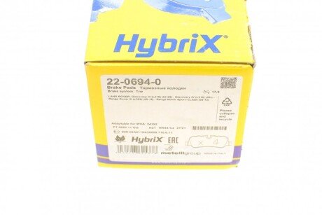 Тормозные колодки metelli 2206940