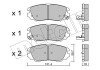 Тормозні (гальмівні) колодки metelli 22-0841-0