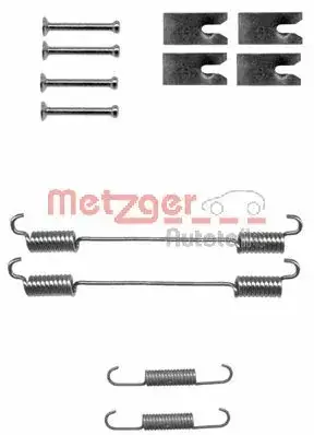 Монтажний к-кт гальмівних колодок METZGER 1050862