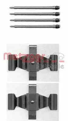 Монтажний к-кт гальмівних колодок METZGER 109-1643