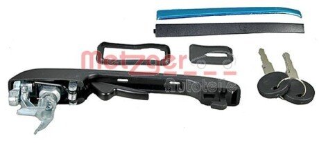 Ручка дверей без замка пластикова metzger 2310597