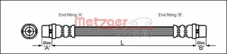Гальмівний шланг METZGER 4110338
