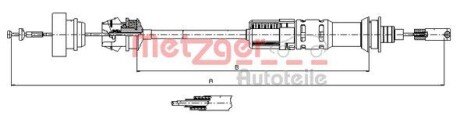 Тросик сцепления metzger 11.3921