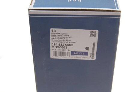 Главный тормозной цилиндр meyle 0145320002