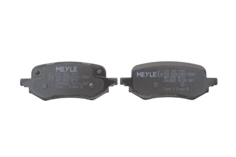 Комплект гальмівних колодок meyle 0252627315