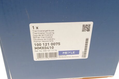 Термостат AUDI; SKODA; VW meyle 1001210075
