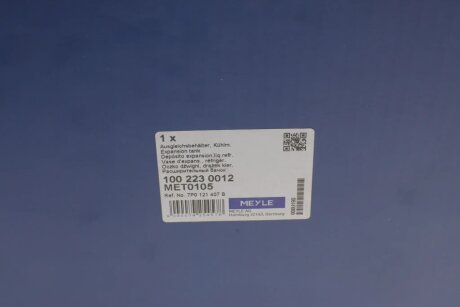 Компенсаційний бачок, система охолодження meyle 1002230012