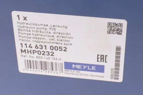 Насос ГУР meyle 1146310052