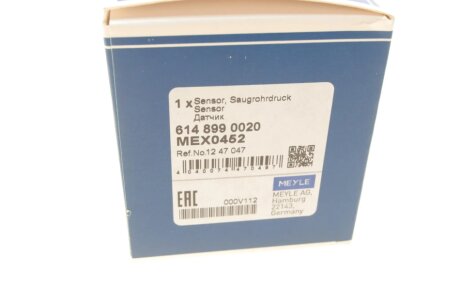 Датчик давления воздуха meyle 6148990020