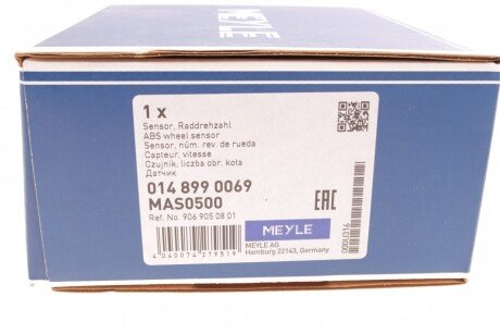 Датчик ABS meyle 0148990069