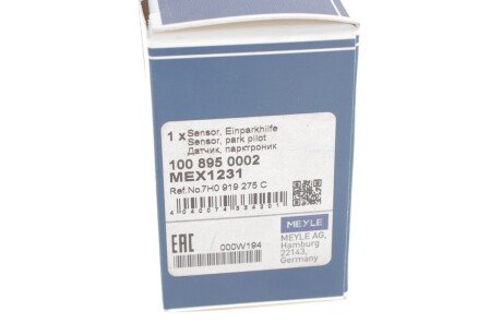 Датчик парктроник meyle 1008950002