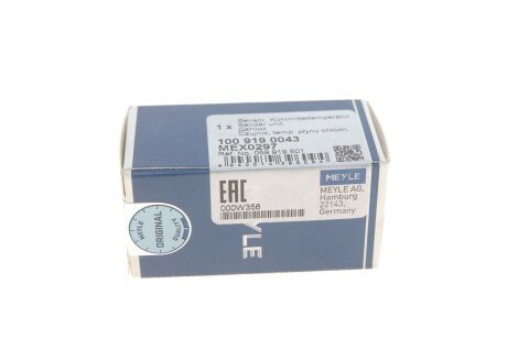 Датчик температуры охлаждающей жидкости meyle 1009190043