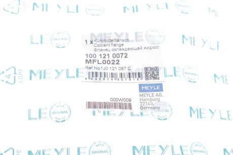 Фланец системы охлаждения meyle 1001210072