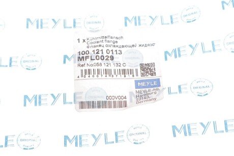 Фланец системы охлаждения meyle 1001210113