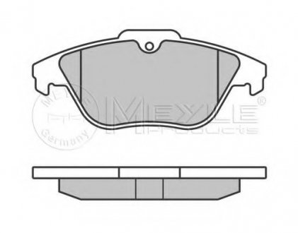Задні тормозні (гальмівні) колодки meyle 025 242 5317/PD