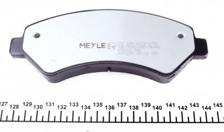 Передние тормозные колодки meyle 025 244 6619-1/PD