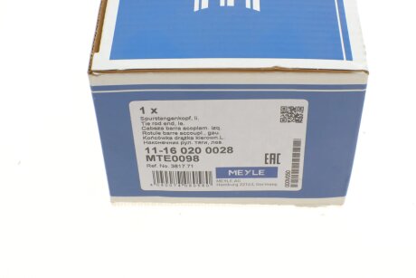 Накінечник кермової тяги meyle 11160200028