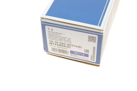 Накінечник кермової тяги meyle 16160200037HD