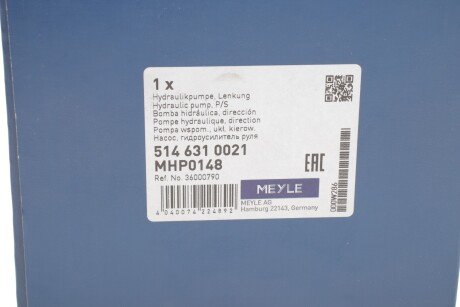 Насос гідропідсилювач керма meyle 5146310021