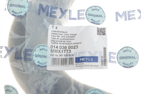Патрубок інтеркулера (турбіни) meyle 0140360023