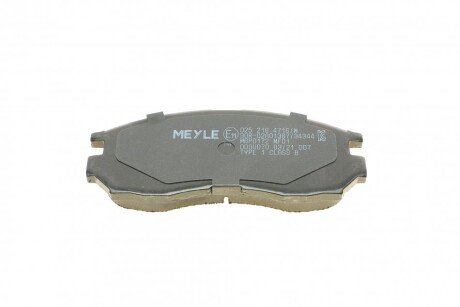 Передні тормозні (гальмівні) колодки meyle 0252164716W
