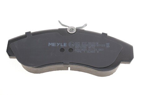 Передні тормозні (гальмівні) колодки meyle 0252179919W