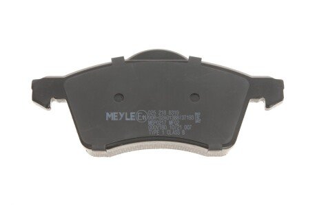 Передні тормозні (гальмівні) колодки meyle 0252188319