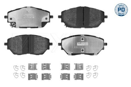 Передні тормозні (гальмівні) колодки meyle 0252278218PD на Ситроен С3