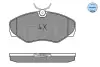 Передние тормозные колодки meyle 025 230 9918