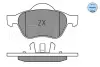 Передние тормозные колодки meyle 025 232 1518