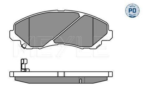 Передние тормозные колодки meyle 025 235 8416/PD