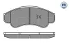 Передние тормозные колодки meyle 025 239 1919/PD