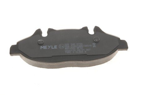 Передні тормозні (гальмівні) колодки meyle 0252400720