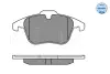 Передние тормозные колодки meyle 025 241 2319
