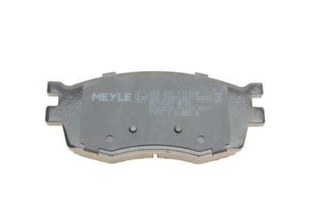 Передні тормозні (гальмівні) колодки meyle 0252431717W