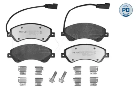 Передние тормозные колодки meyle 025 244 8518/PD