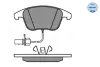 Передние тормозные колодки meyle 025 247 0520/W