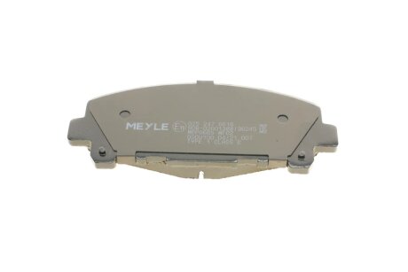 Передні тормозні (гальмівні) колодки meyle 0252476616