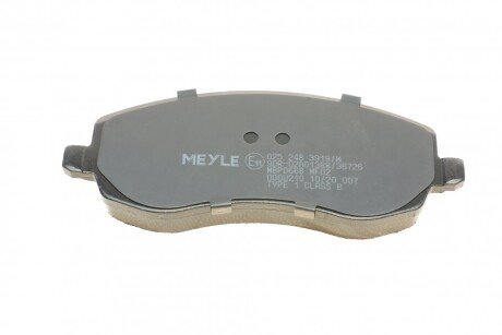 Передні тормозні (гальмівні) колодки meyle 0252483919W