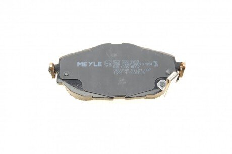 Передні тормозні (гальмівні) колодки meyle 0252569819