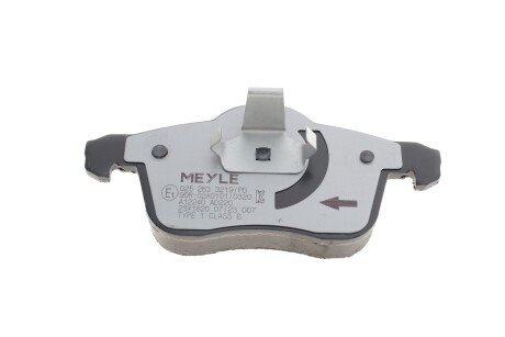 Передние тормозные колодки meyle 0252833219PD